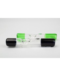 Трубка скляна Steam Roller кольорова на 10 см